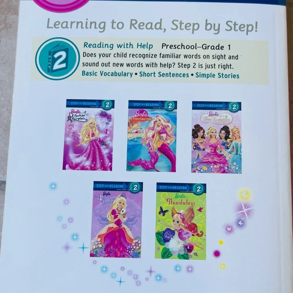 Barbie Fairytale Collection Step Into Reading 5 Story Book Collection